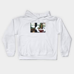 Ghosts on a Dinner Date Kids Hoodie